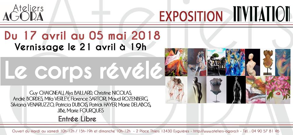 Exposition « Le Corps révélé » du 17 avril au 05 mai